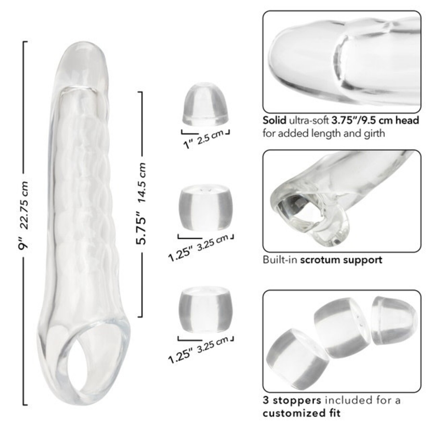 CALEXOTICS PERFORMANCE MAXX CLEAR EXTENSION KIT