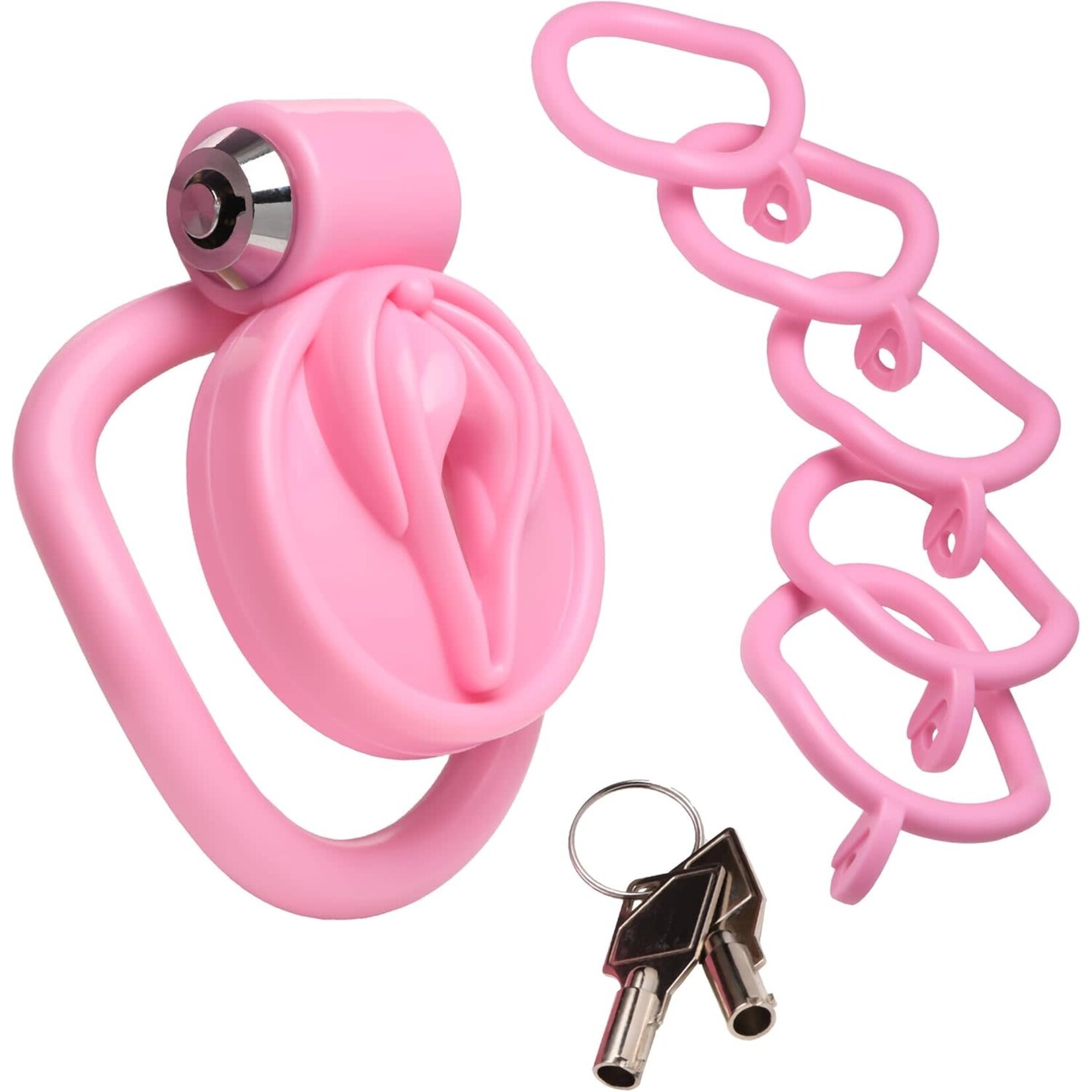 MASTER SERIES MASTER SERIES PUSSIFICATION VULVA CHASTITY CAGE