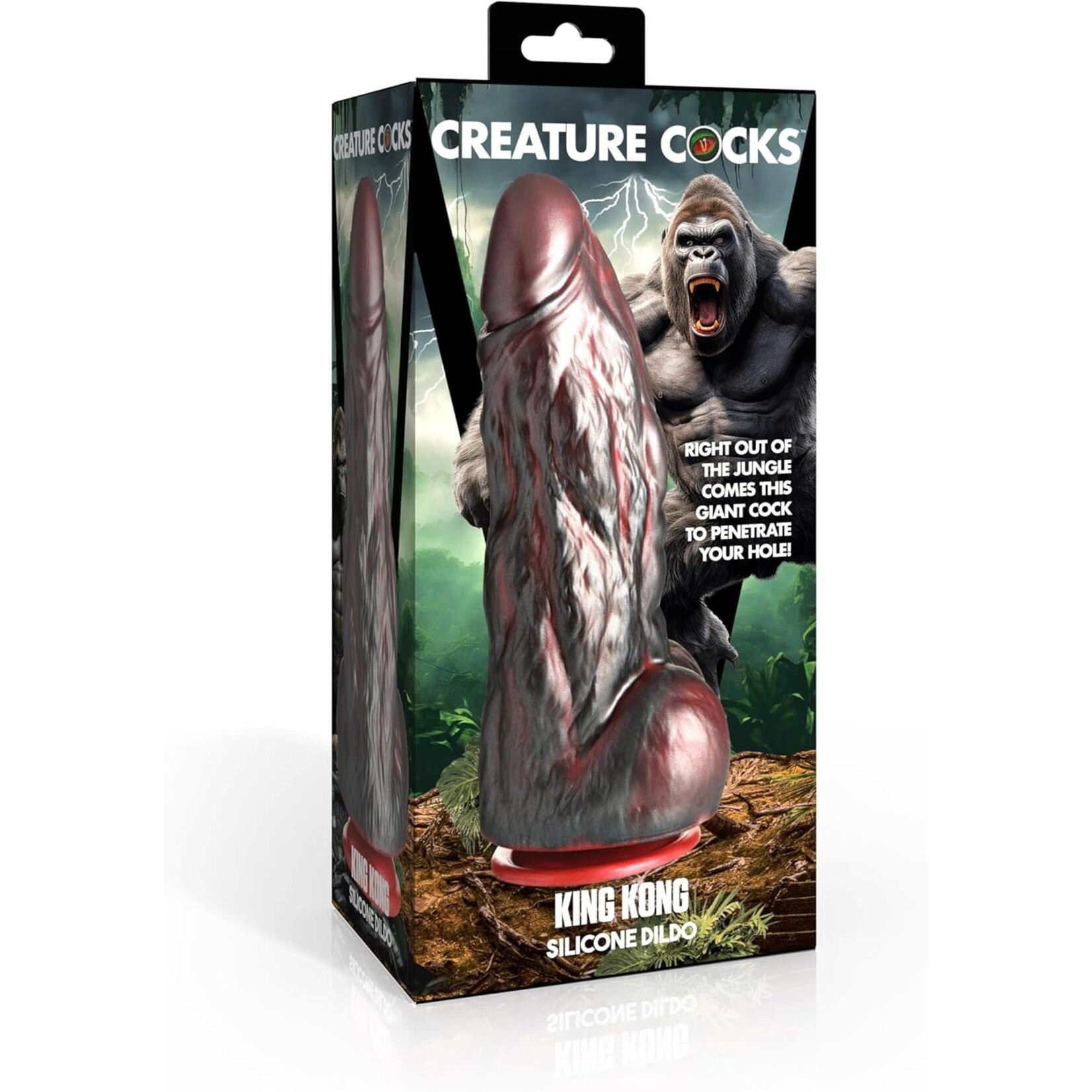 XR BRANDS CREATURE COCKS KING KONG SILICONE DILDO
