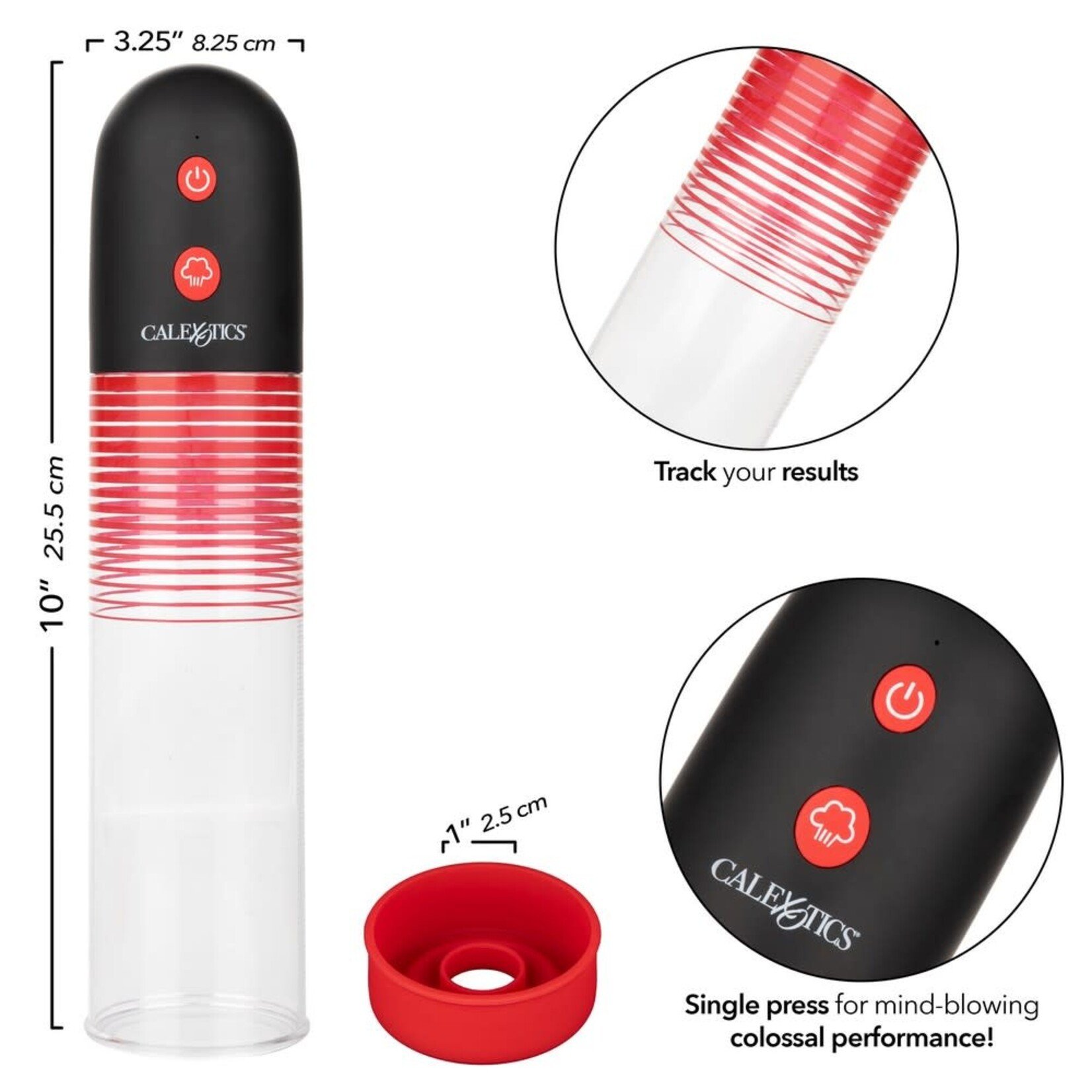 CALEXOTICS OPTIMUM SERIES BIG MAN'S RECHARGEABLE EZ PUMP