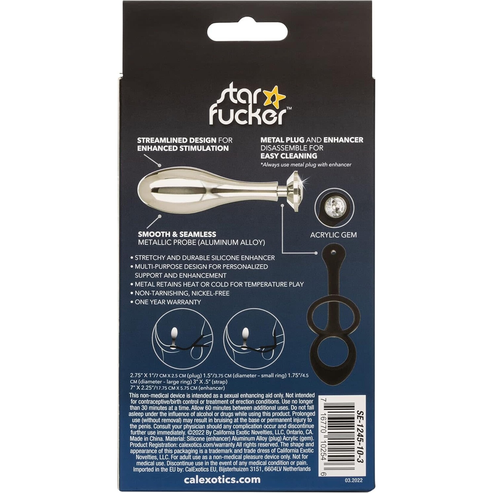 CALEXOTICS STAR FUCKER TEARDROP PLUG