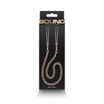 NS NOVELTIES NS - BOUND - NIPPLE CLAMPS - DC3 - ROSE GOLD