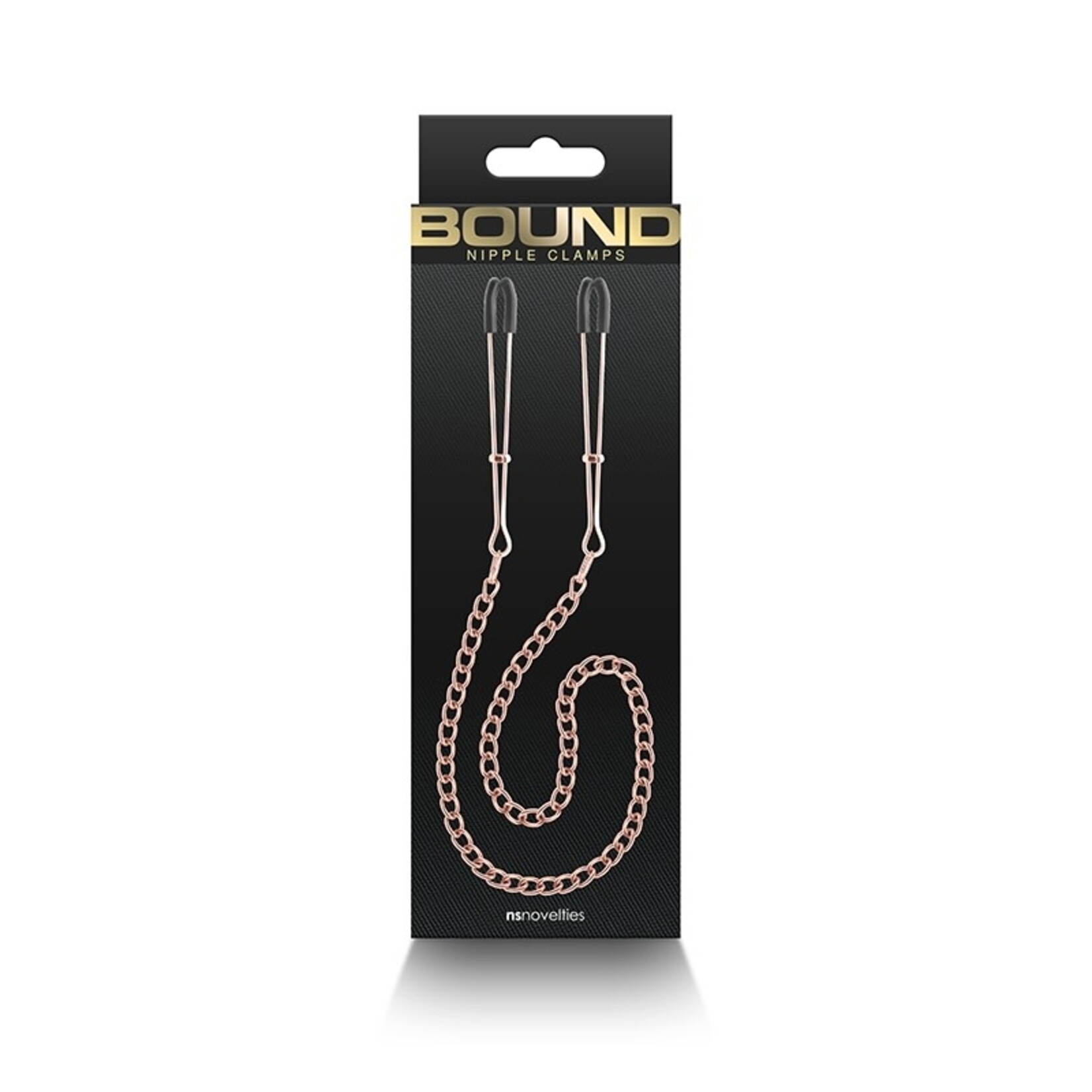 NS NOVELTIES NS - BOUND - NIPPLE CLAMPS - DC3 - ROSE GOLD