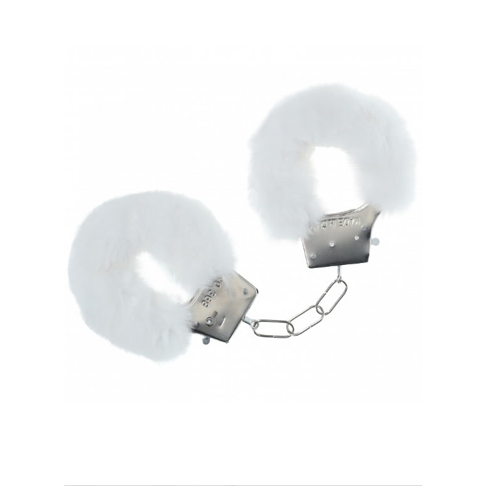 OUCH SHOTS - OUCH! - CLASSIC FLUFFY HANDCUFFS - WHITE