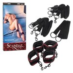CALEXOTICS SCANDAL BED RESTRAINTS - RED