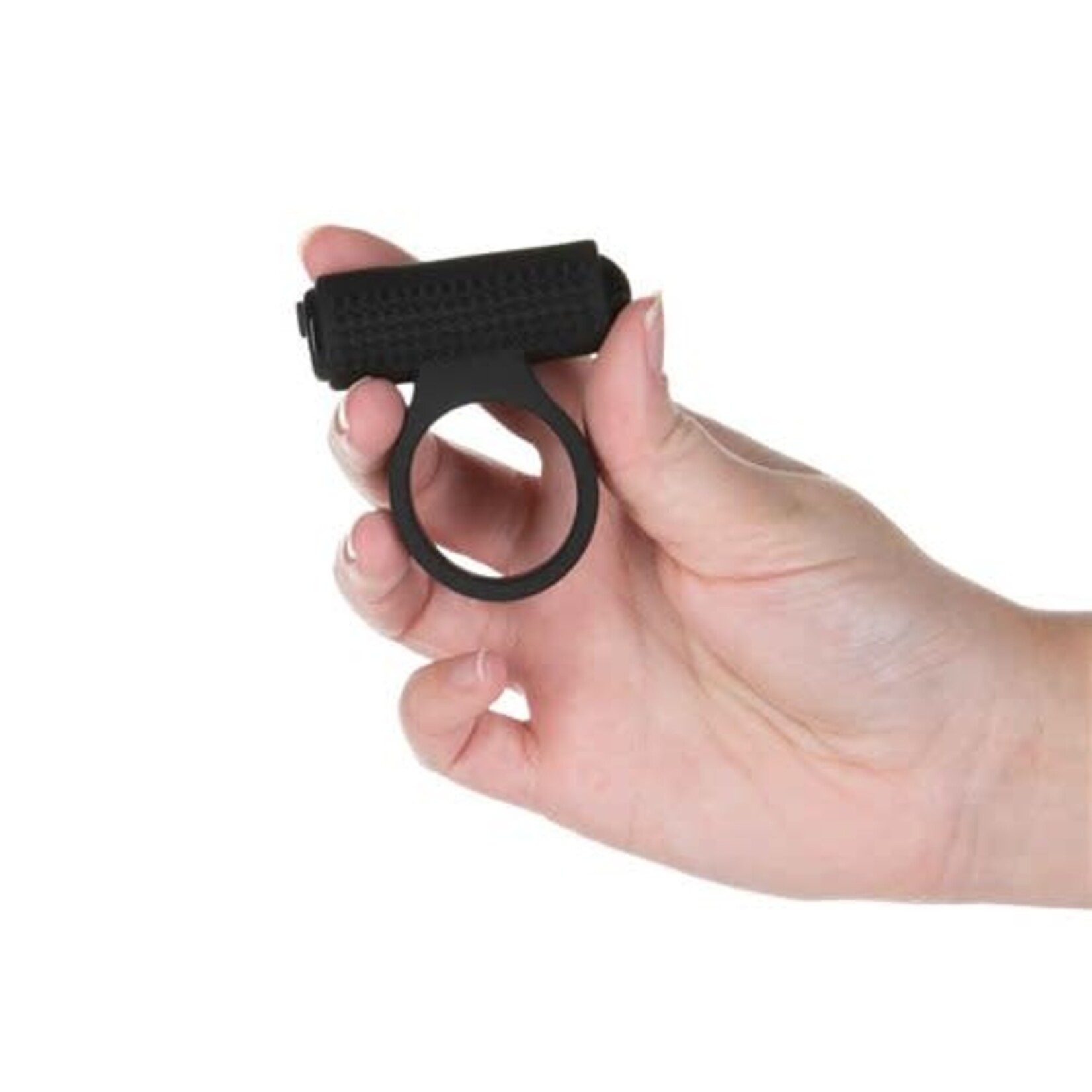 POWERBULLET - COSMIC RING - VIBRATING COCK RING - BLACK