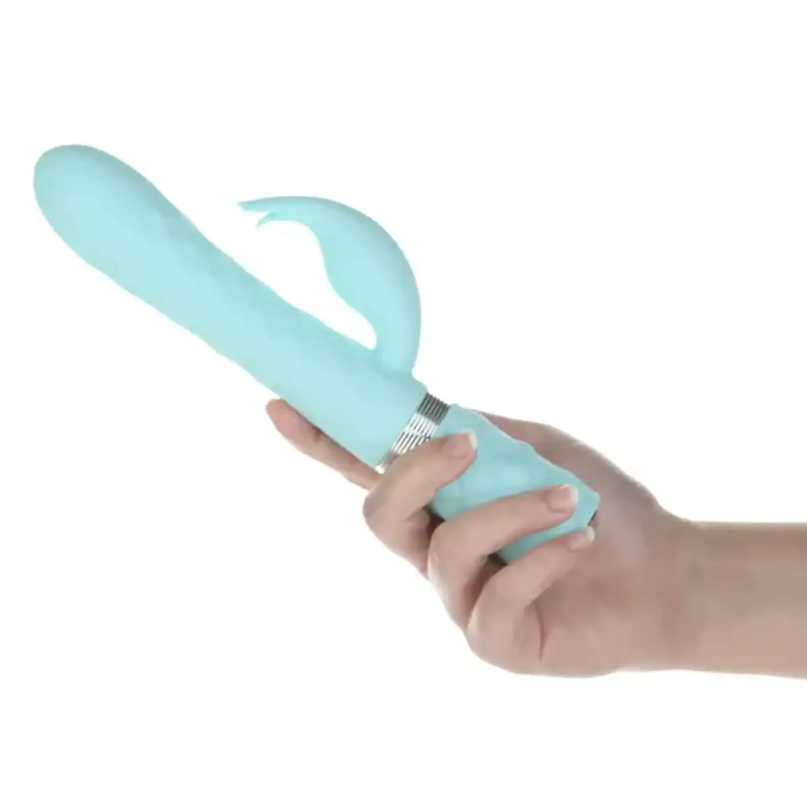 PILLOW TALK LIVELY - LUXURIOUS DUAL-MOTOR MASSAGER - TEAL