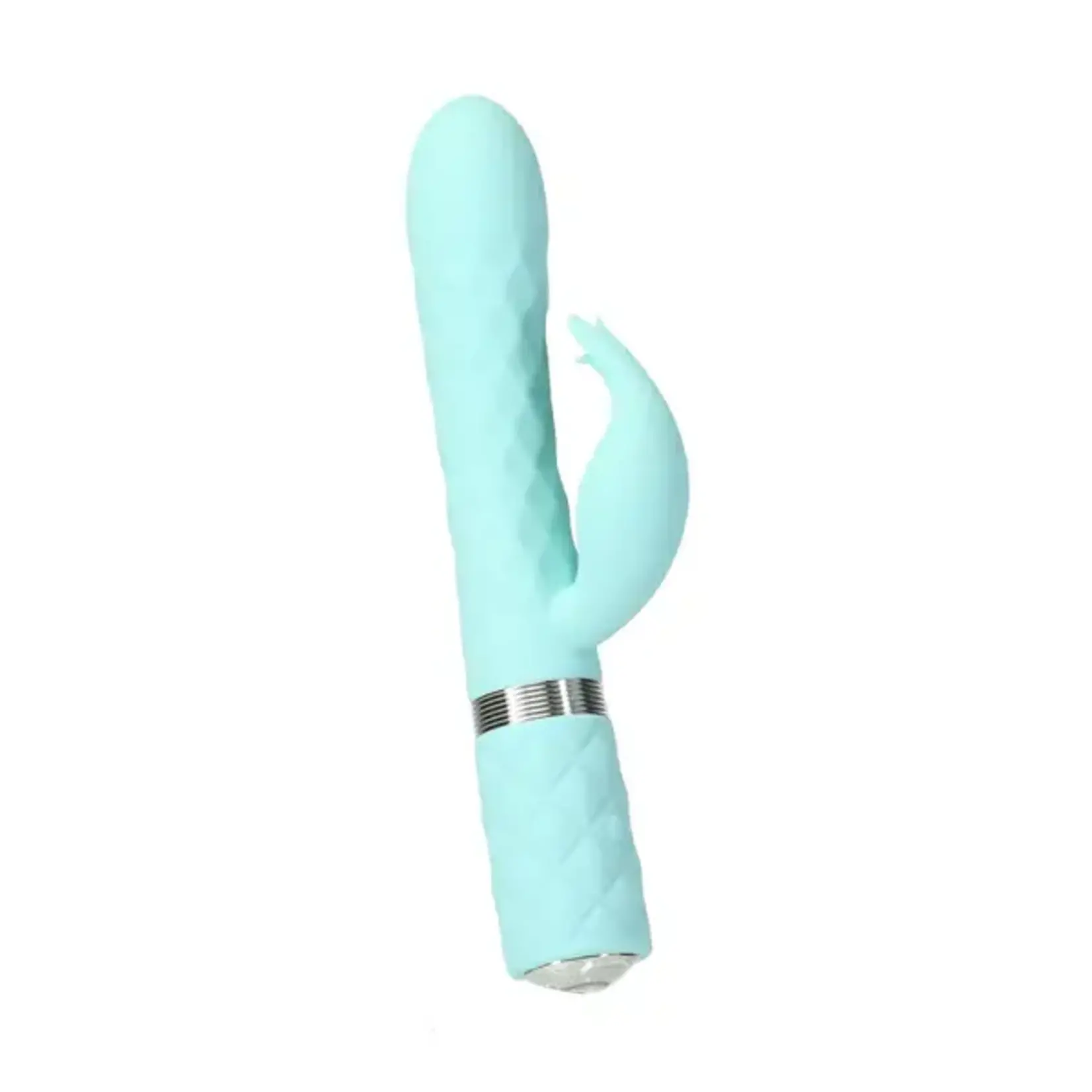 PILLOW TALK LIVELY - LUXURIOUS DUAL-MOTOR MASSAGER - TEAL