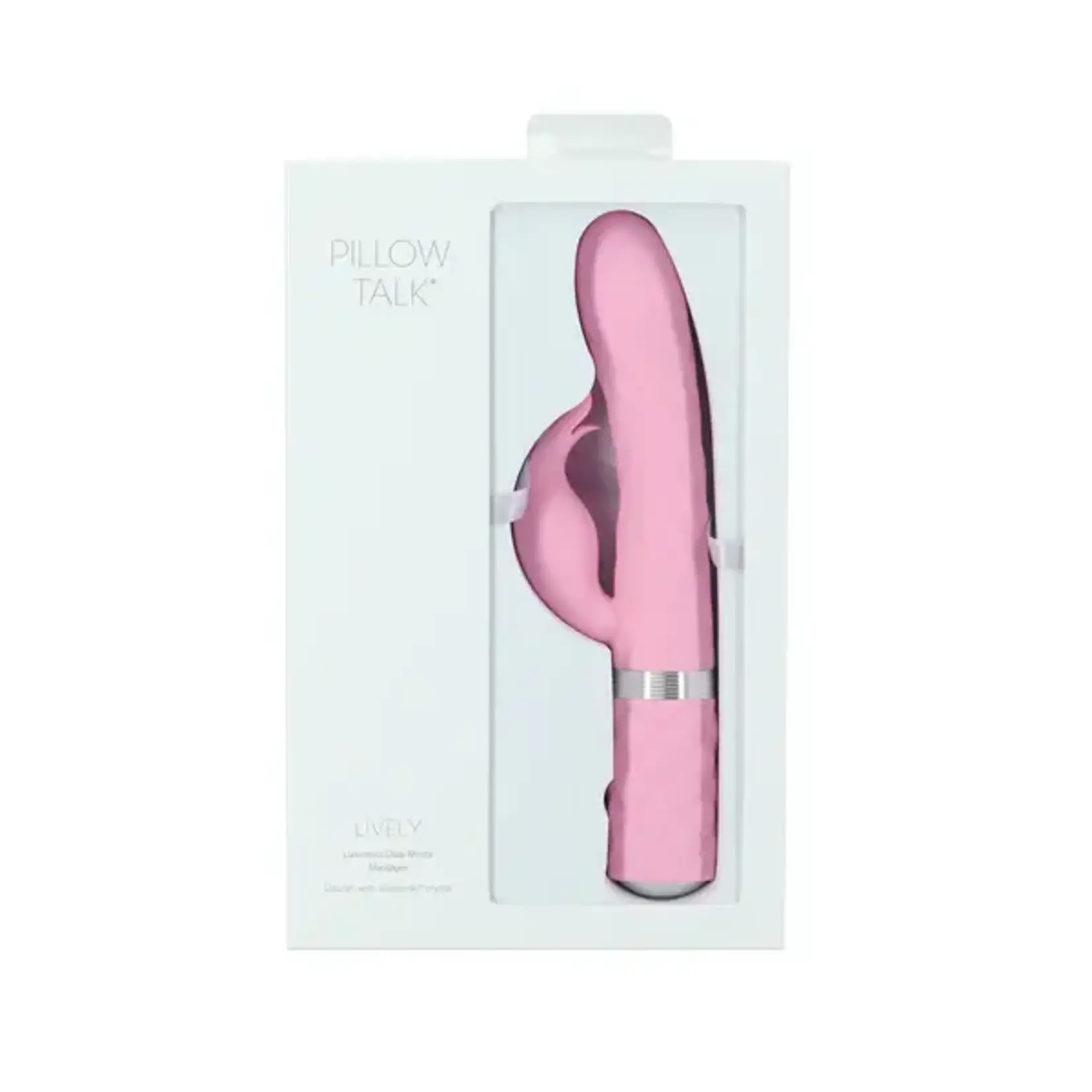 PILLOW TALK LIVELY - LUXURIOUS DUAL-MOTOR MASSAGER - PINK