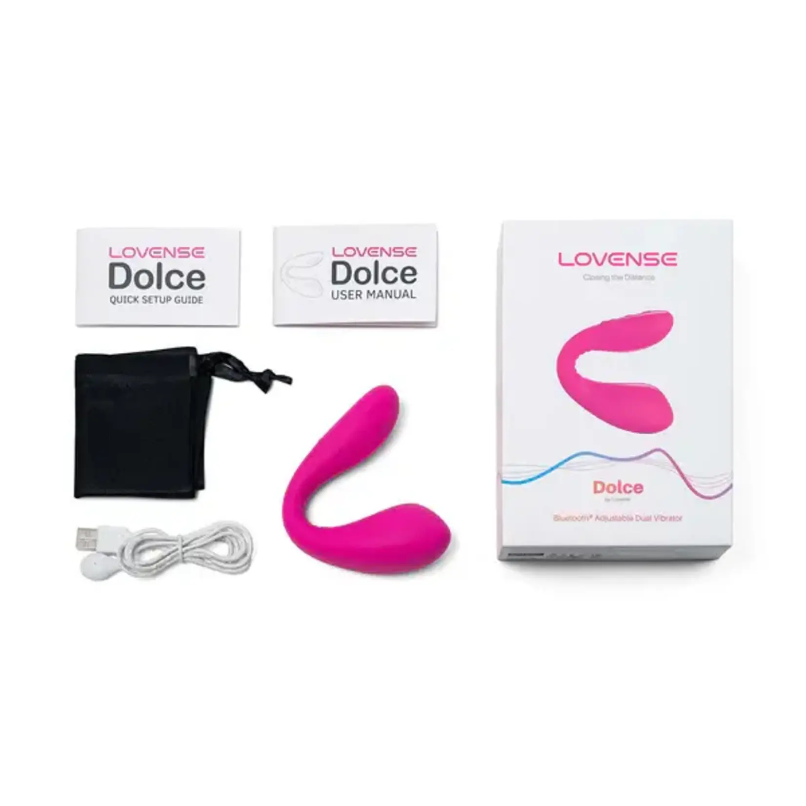 LOVENSE LOVENSE DOLCE BLUETOOTH ADJUSTABLE DUAL VIBRATOR