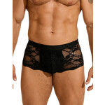OH YEAH! -  BLACK SEXY LACE SEE THROUGH MEN UNDERWEAR   BLACK XL