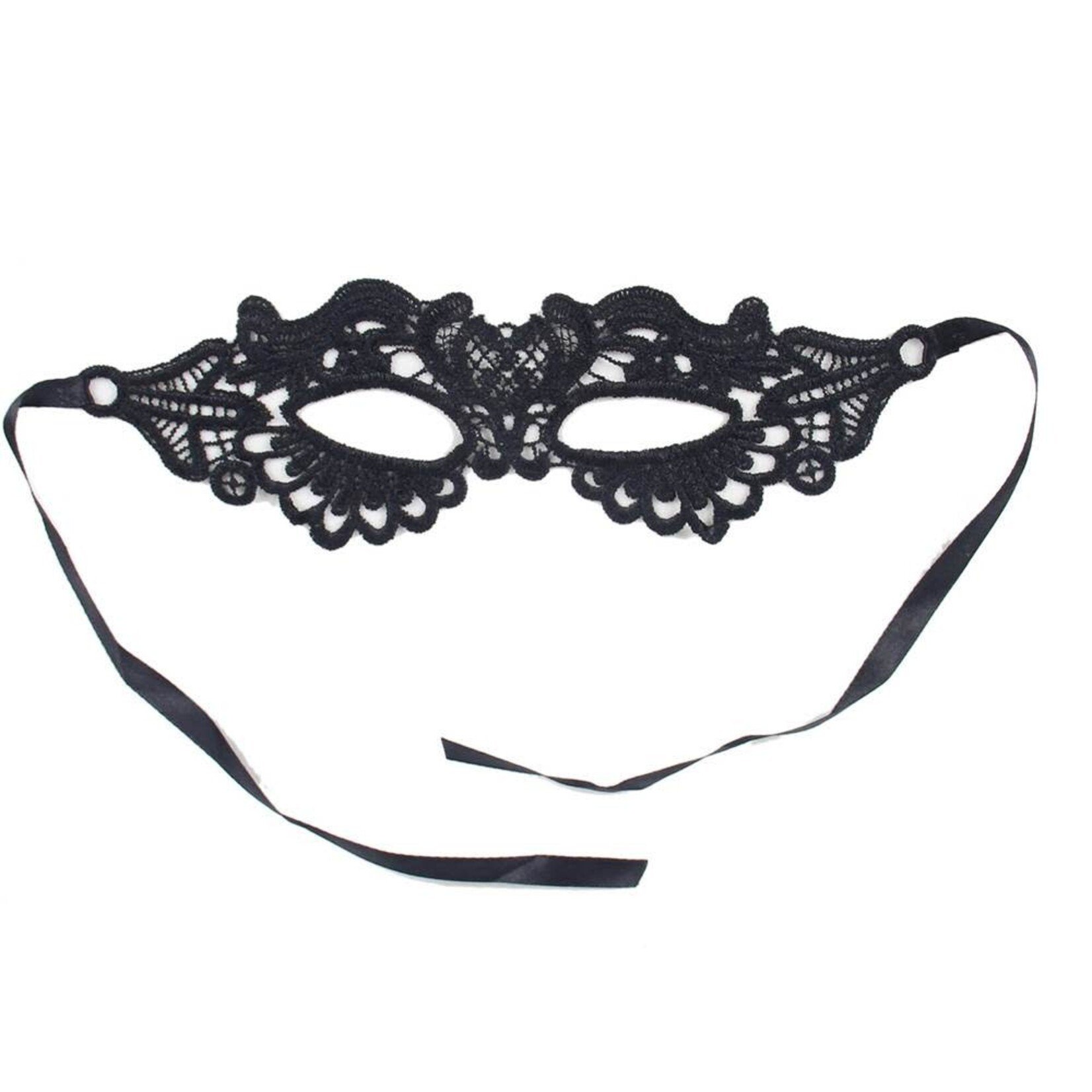 OH YEAH! -  2PCS ENCHANTING SEXY BLACK LACE EYE MASK AS SHOWN