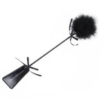 OH YEAH! -  LEATHER SLAPPER FEATHER WHIP RACKET TEASE PLAY ADULT COUPLE GAME TOY AS SHOWN
