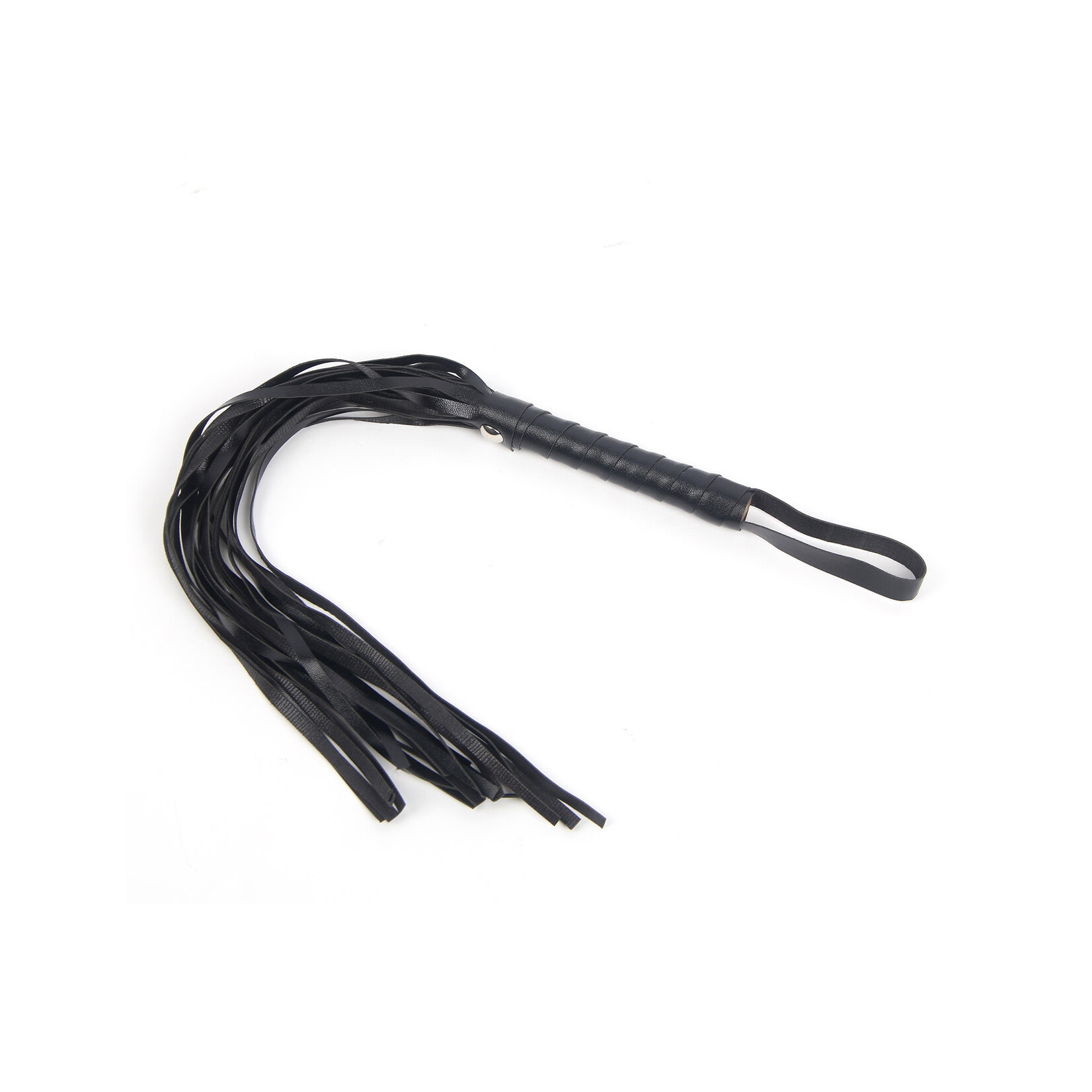 OH YEAH! -  BLACK PU LEATHER SEXY WHIP BLACK
