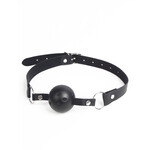OH YEAH! -  BLACK LEATHER BDSM BREATHABLE MOUTH GAG