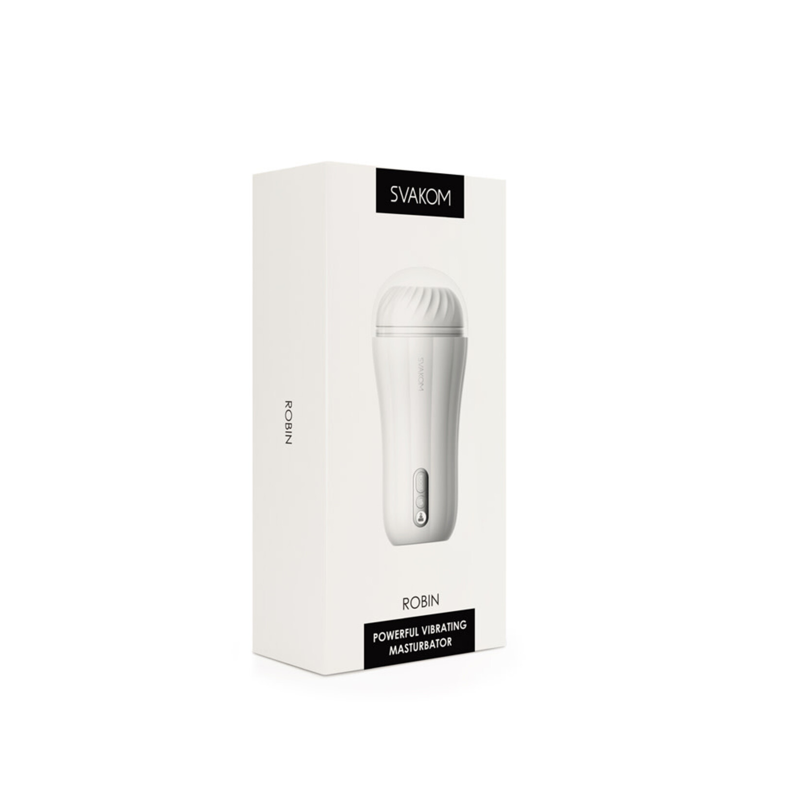 ROBIN VIBRATING MASTURBATOR IN WHITE