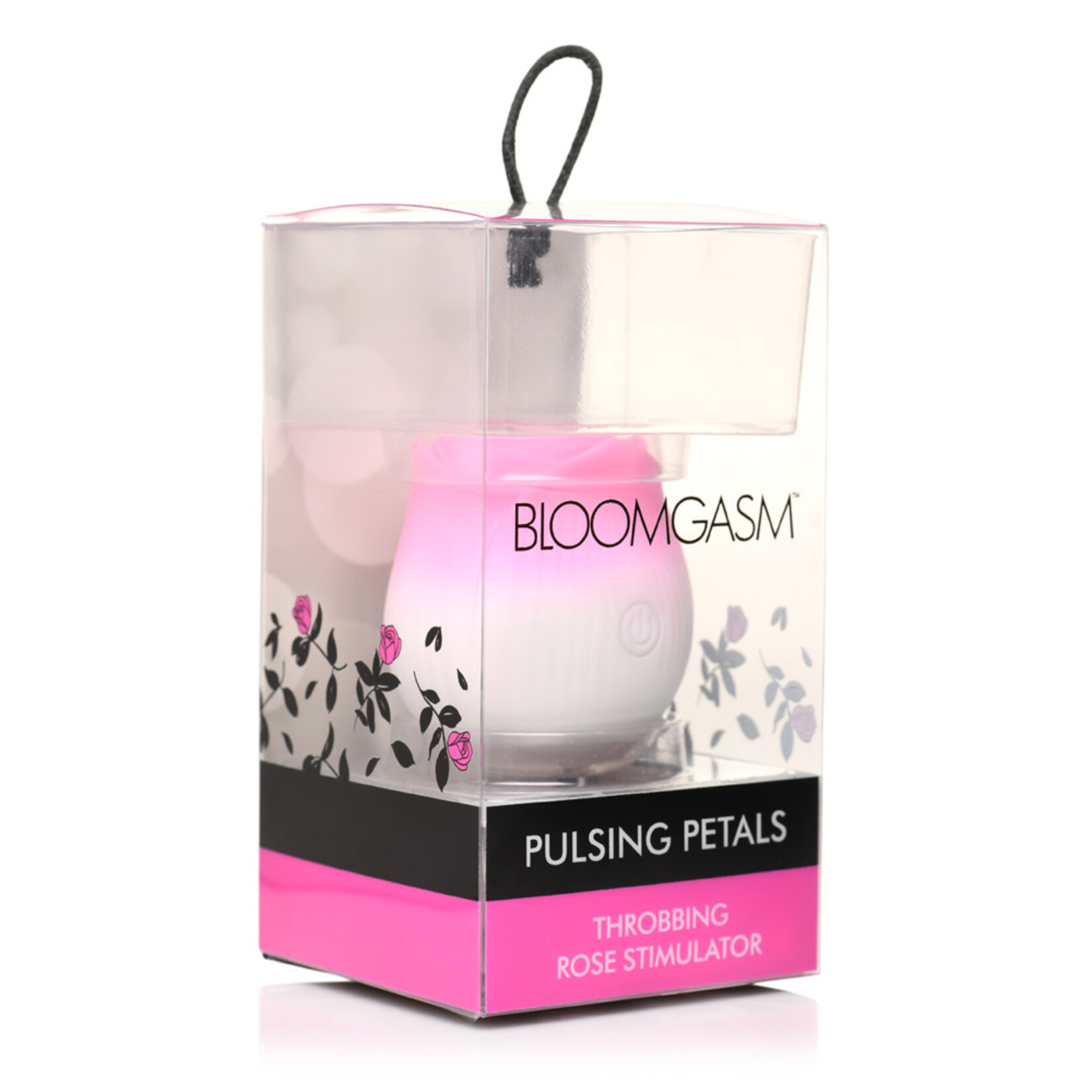 XR BRANDS BLOOMGASM PULSING PETALS ROSE STIMULATOR IN PINK