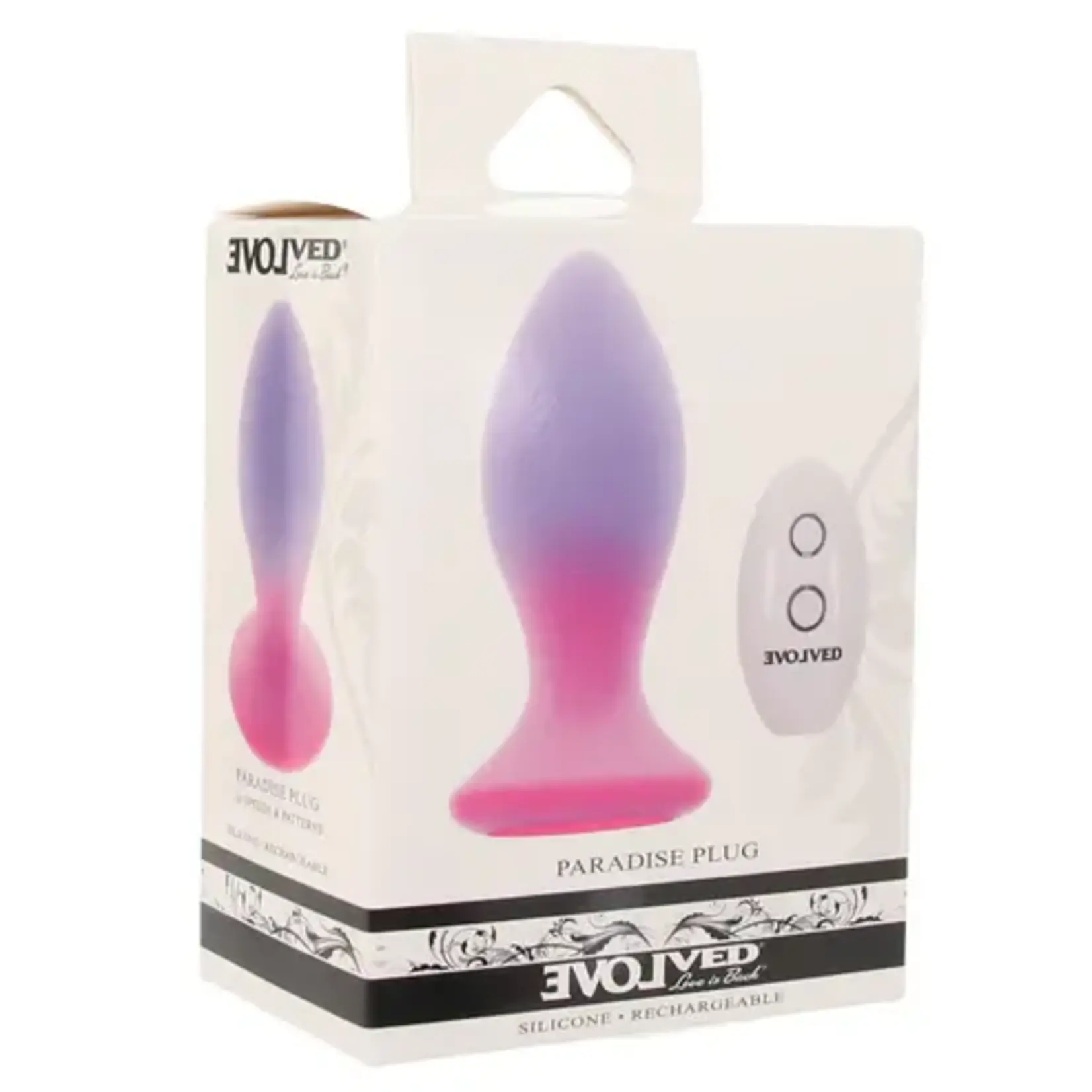 EVOLVED PARADISE REMOTE VIBRATING BUTT PLUG