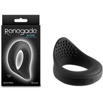 RENEGADE SLIDER VIBRATING COCK RING IN BLACK