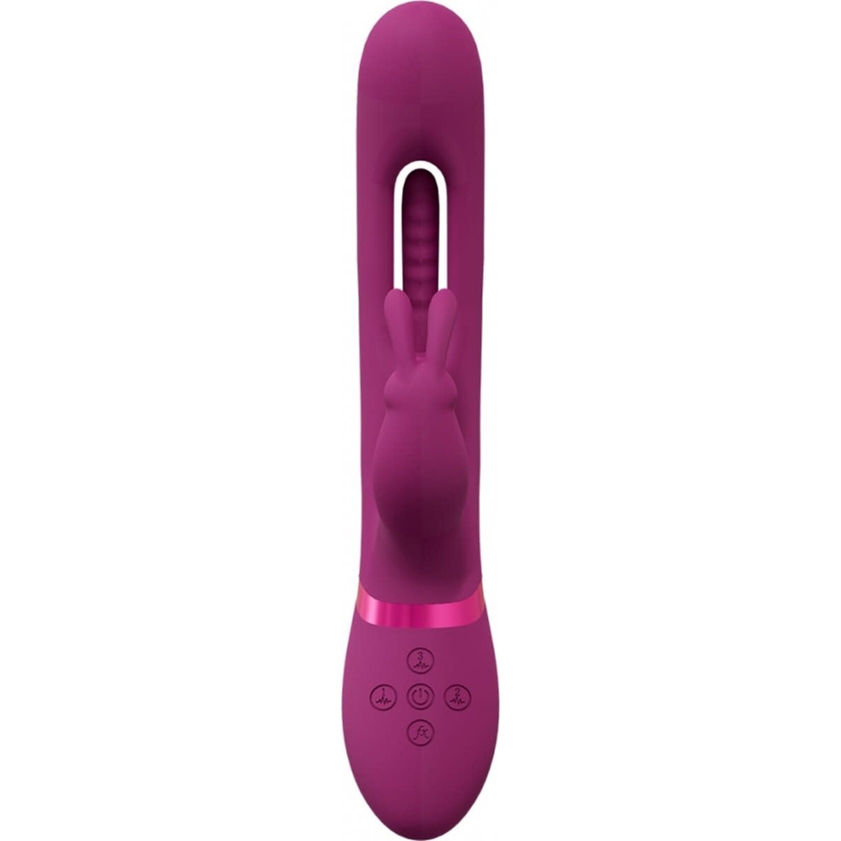 SHOTS VIVE MIKA TRIPLE ACTION RABBIT VIBE - PINK
