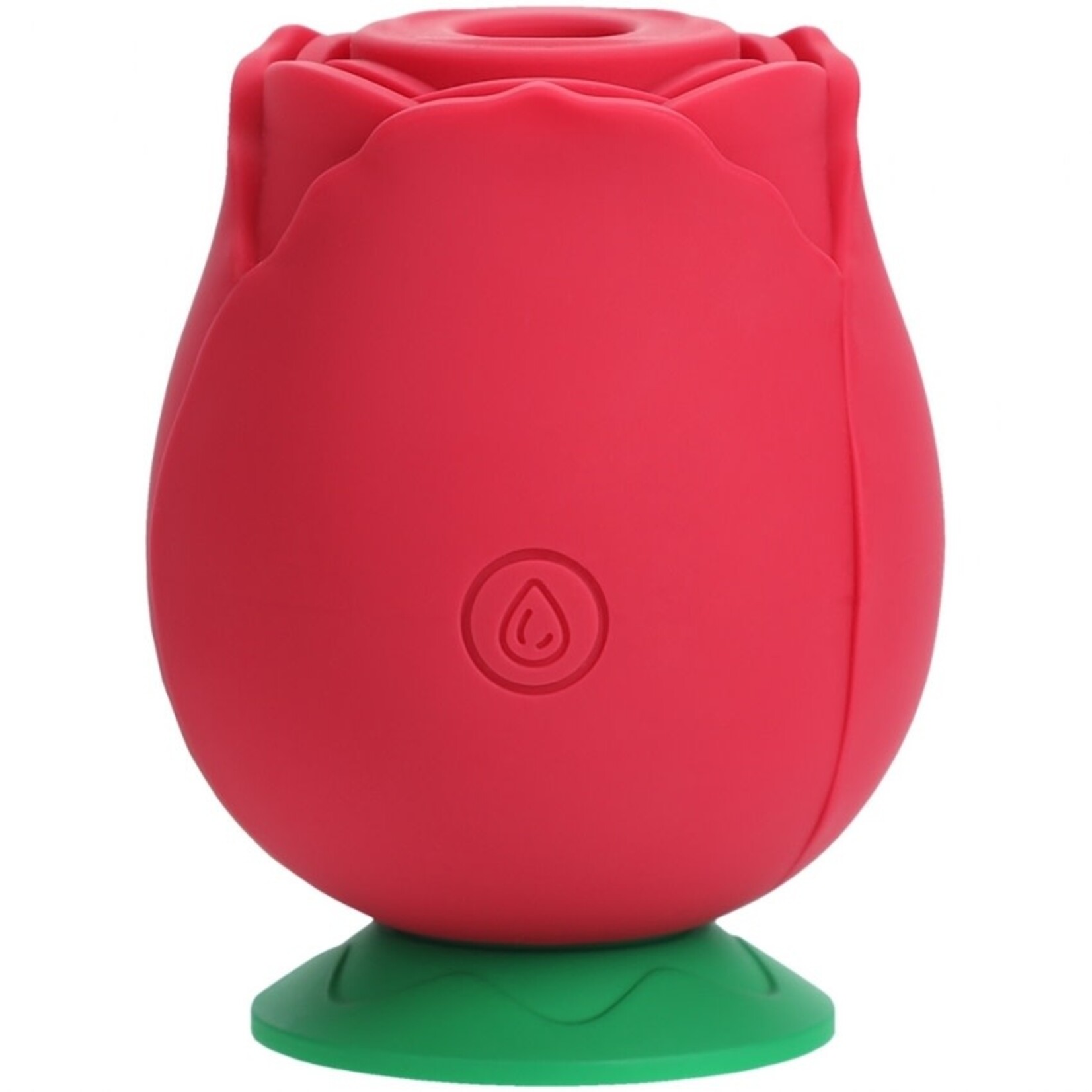 SHOTS SHOTS - THE ROSE 10 SPEED AIR PULSE VIBE SILICONE/RECHARGEABLE/WATERPROOF - RED