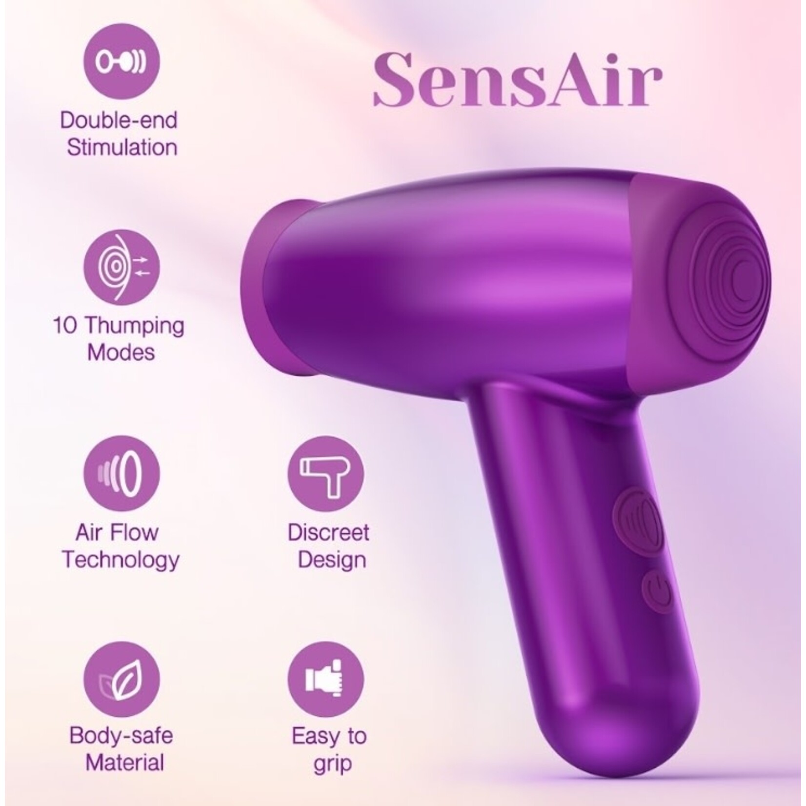 TRACY'S DOG TRACY'S DOG - SENSAIR CLITORAL SUCKING & THUMPING VIBRATOR