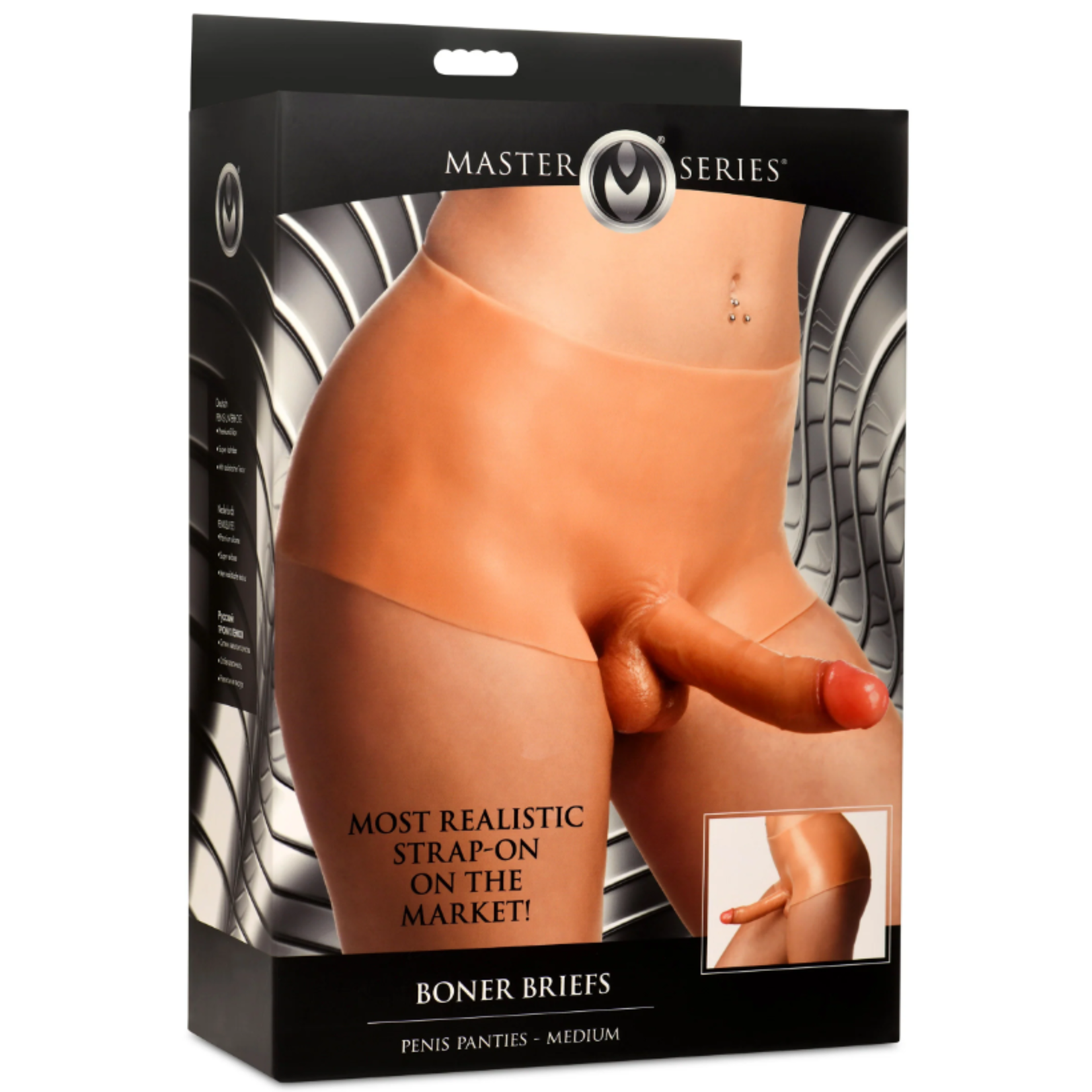 MASTER SERIES MASTER SERIES - BONER BRIEFS PENIS PANTIES - MEDIUM