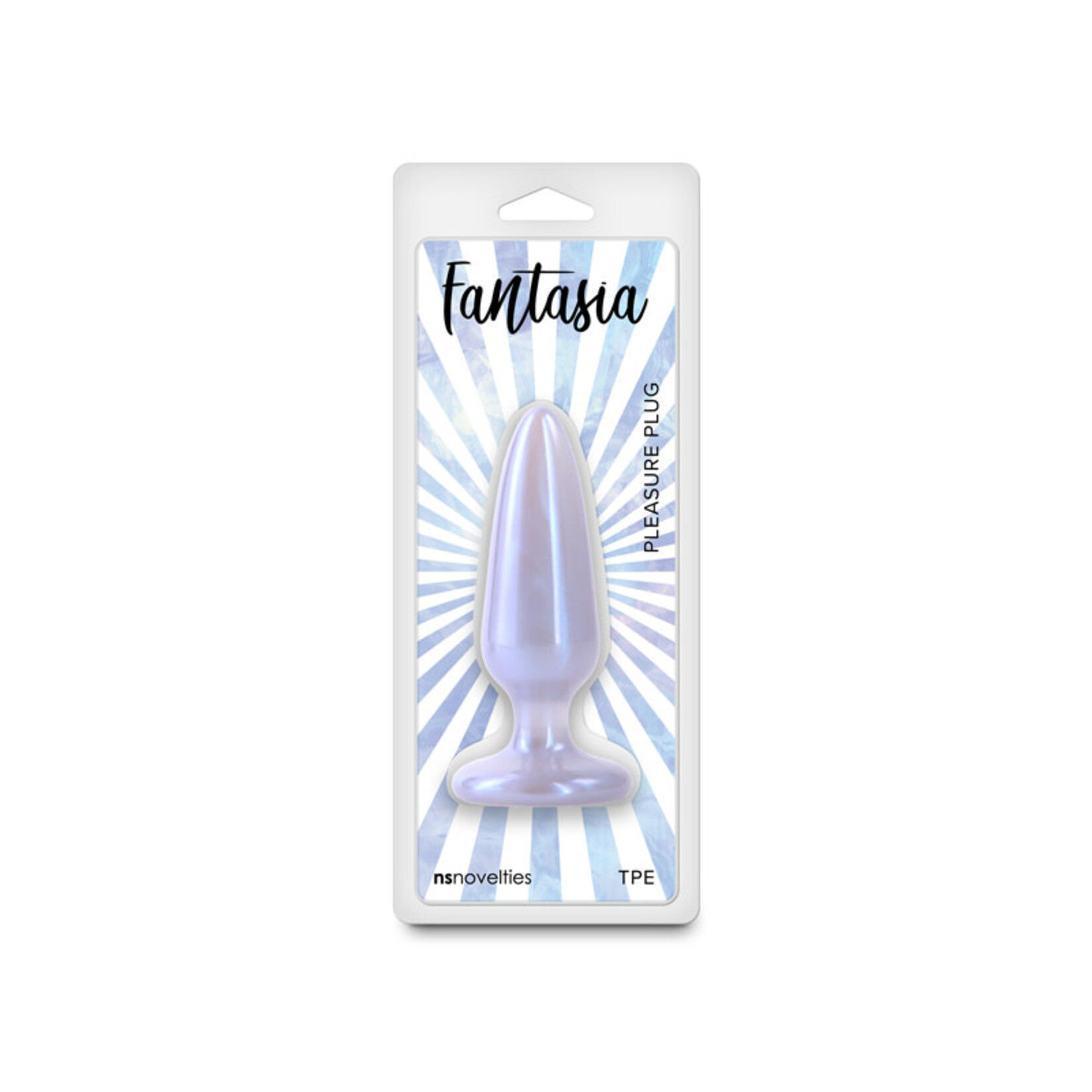 NS NOVELTIES FANTASIA - PLEASURE PLUG - SMALL - AZURE