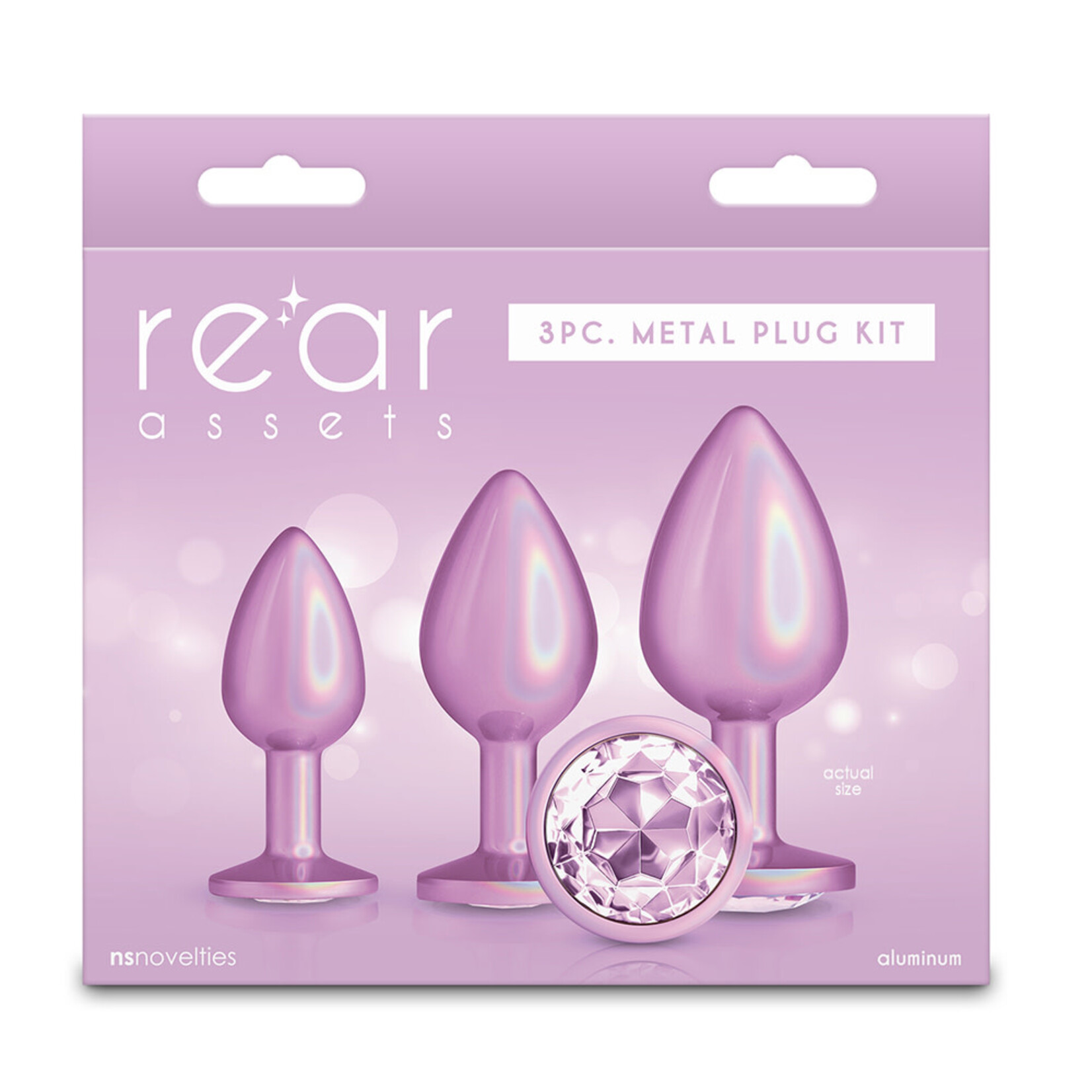 NS NOVELTIES NS - REAR ASSETS - TRAINER KIT - IRIDESCENT PINK - PINK GEM