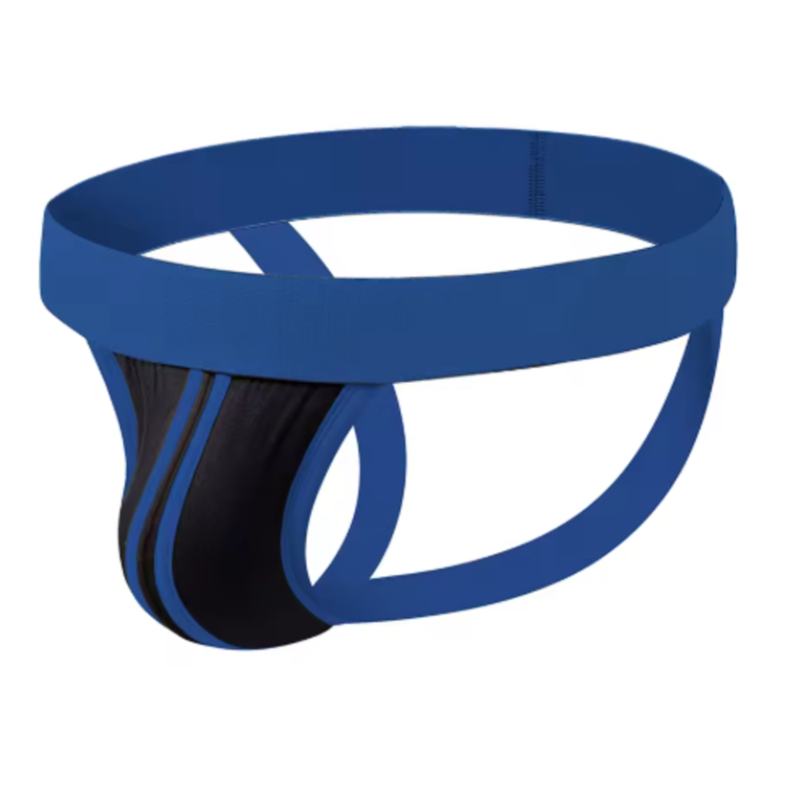 MEN'S JOCKSTRAP BACKLESS THONGS BREATHABLE JOCK STRAP BLUE LARGE