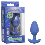 CALEXOTICS CHEEKY VIBRATING GLOW-IN-THE-DARK LARGE BUTT PLUG