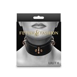 NS NOVELTIES NS - FETISH & FASHION - LILITH COLLAR - BLACK