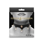 NS NOVELTIES NS - FETISH & FASHION - JEZEBEL COLLAR - BLACK
