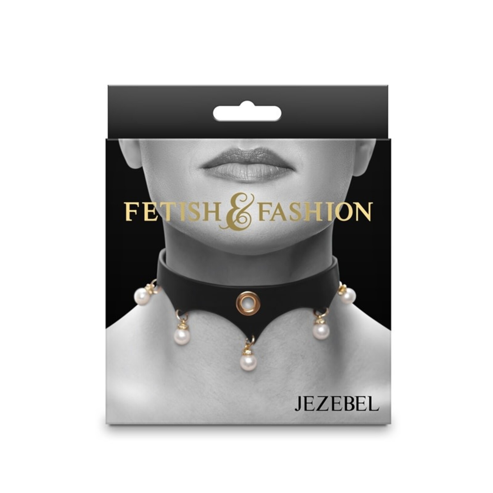 NS NOVELTIES NS - FETISH & FASHION - JEZEBEL COLLAR - BLACK