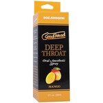 DOC JOHNSON GOODHEAD DEEP THROAT SPRAY MANGO 2 FL. OZ.