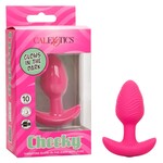 CALEXOTICS CHEEKY VIBRATING GLOW-IN-THE-DARK BUTT PLUG