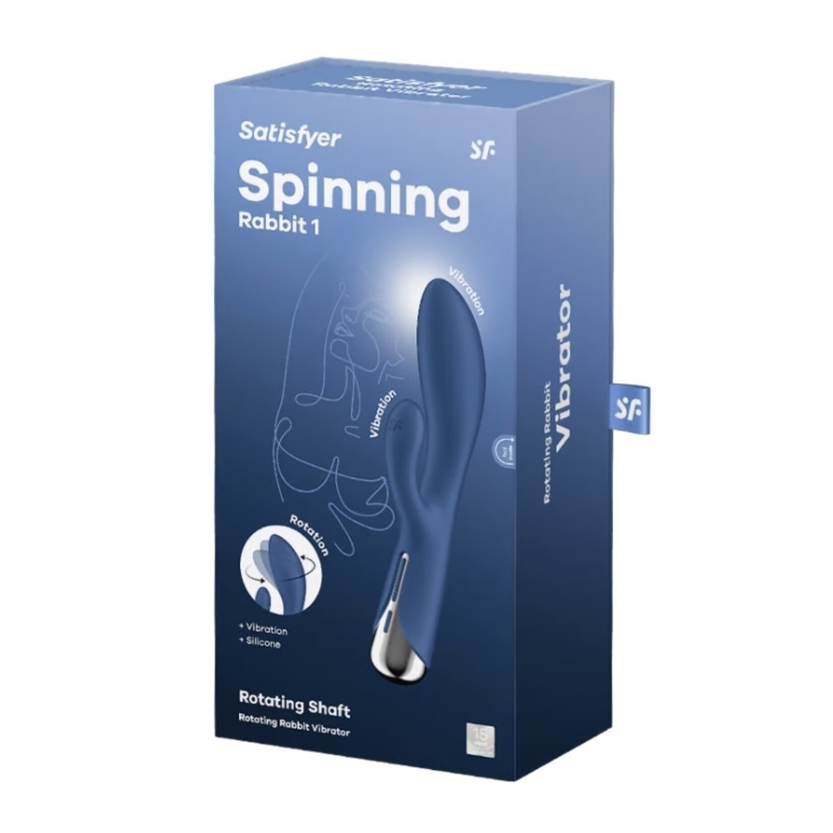 SATISFYER SATISFYER SPINNING RABBIT 1 BLUE