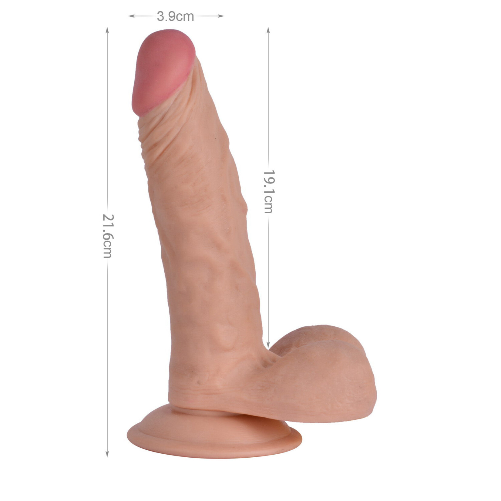 8.5" LIFELIKE EXTREME SOFT DONG