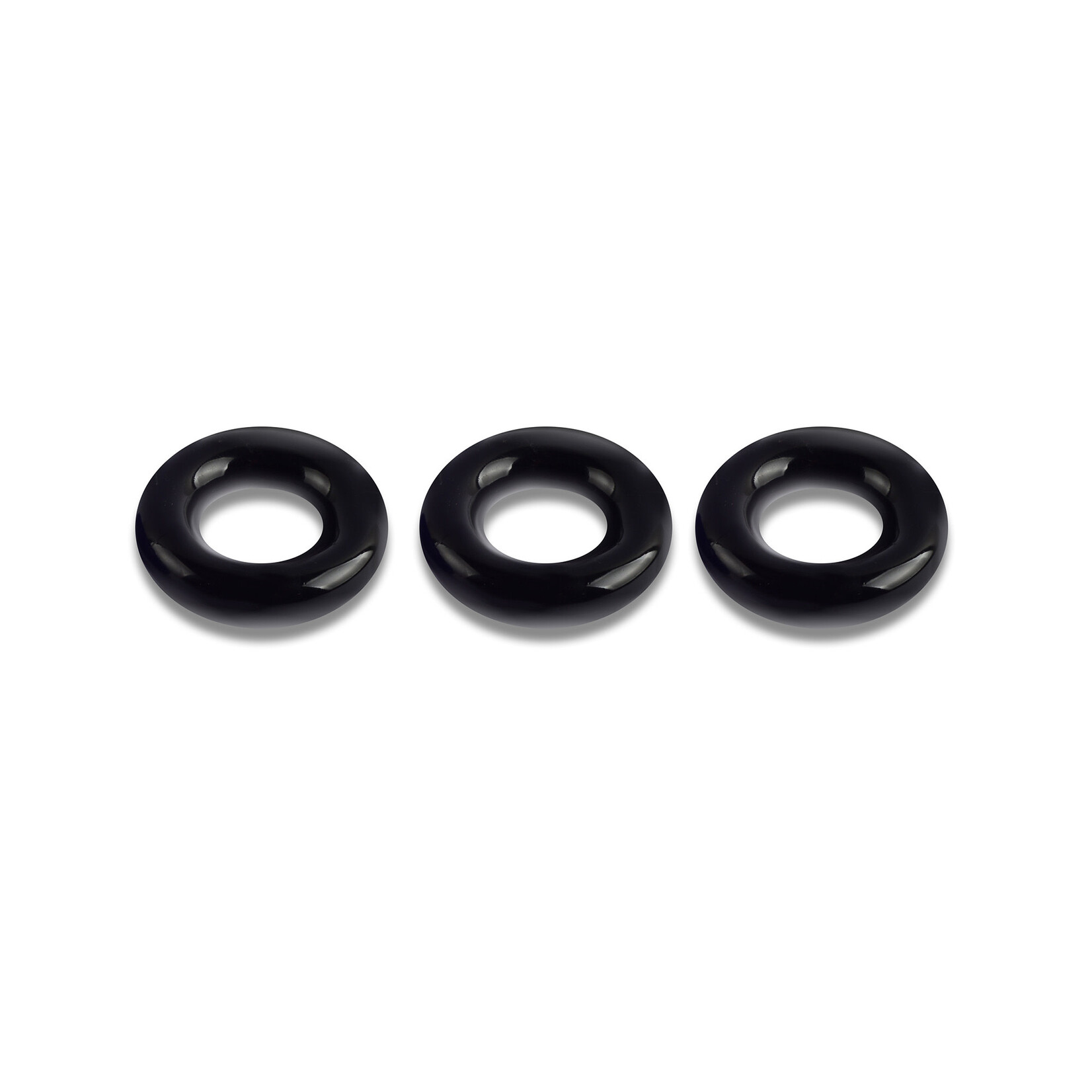 DOUGHNUT TRIPLE STAMINA RING SET BLACK
