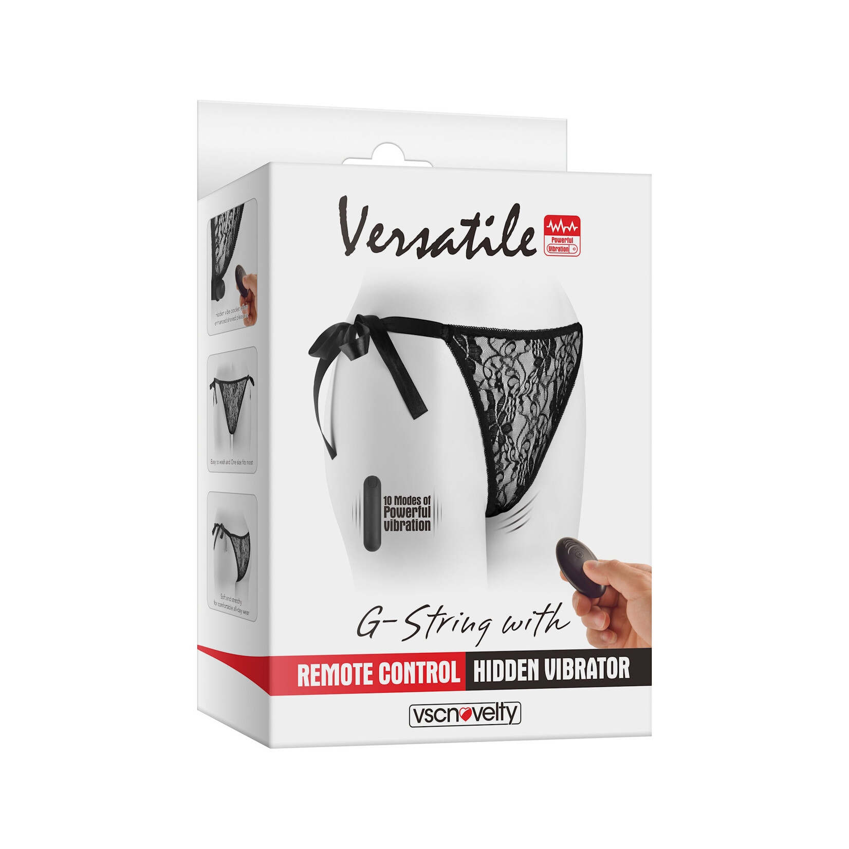 G-STRING WITH REMOTE CONTROL HIDDEN VIBRATOR