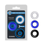 DOUGHNUT TRIPLE STAMINA RING SET ASSORTED COLORS