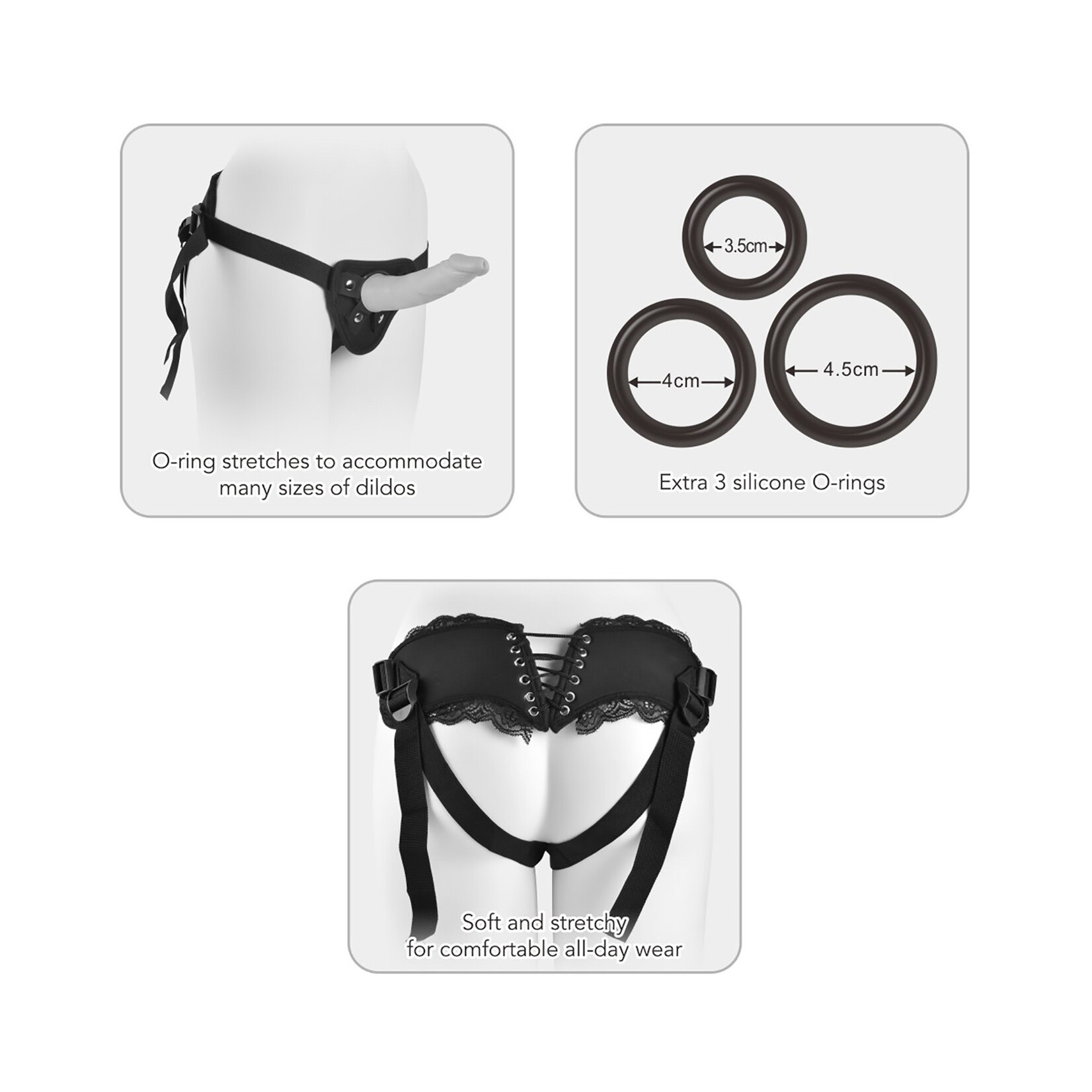 HEART STRAP-ON HARNESS