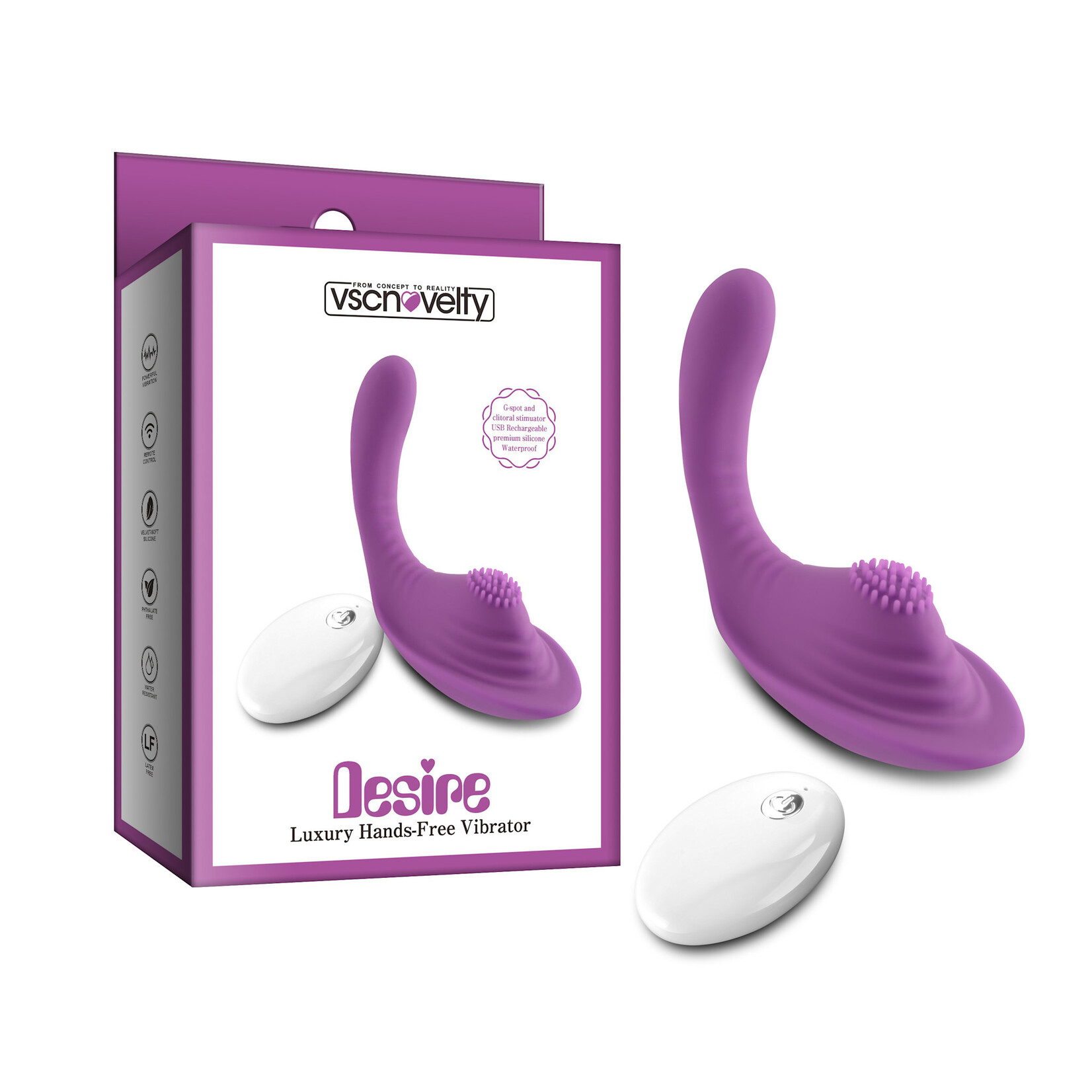 PLEASURE LUXURY HANDS-FREE VIBRATOR
