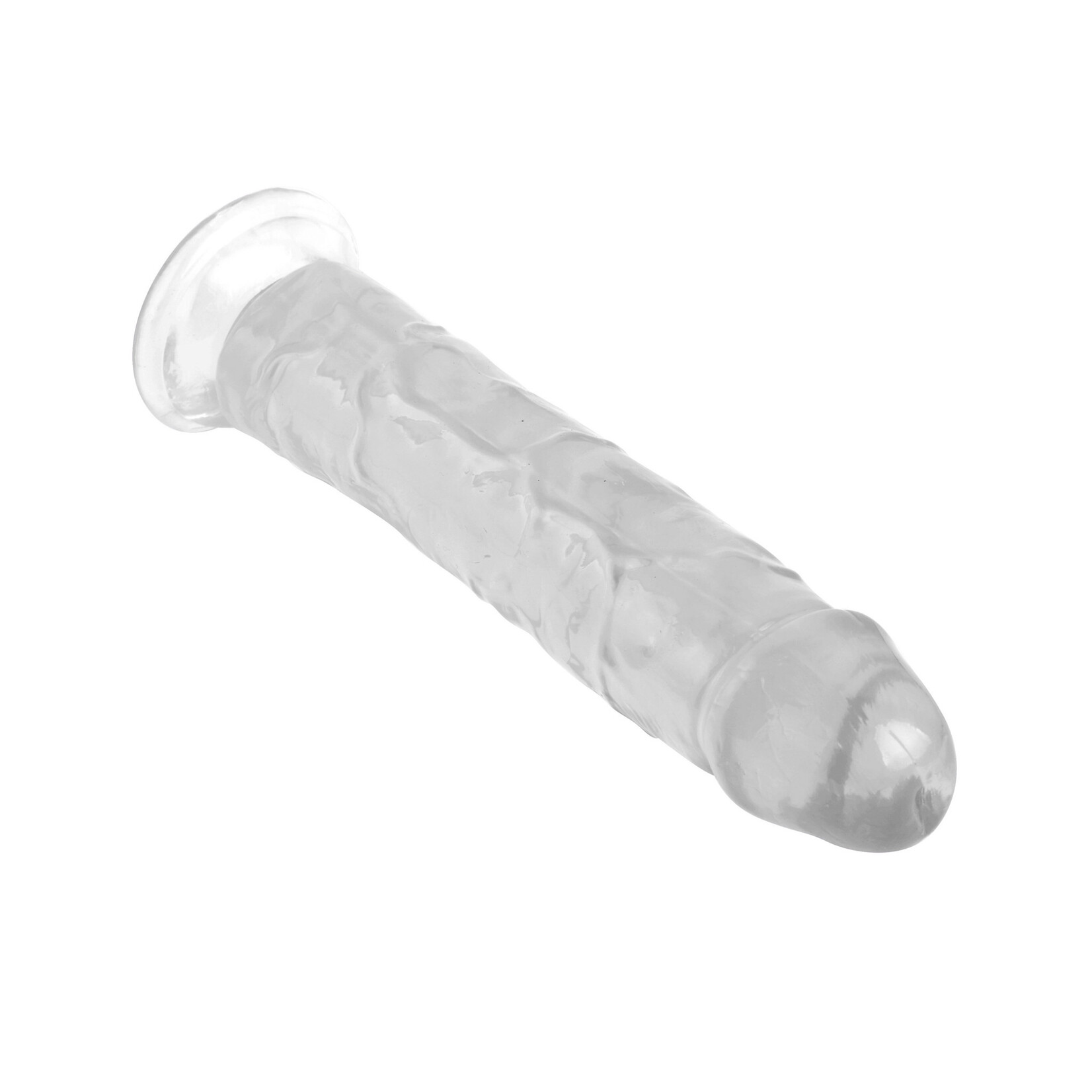 8.5 " MR. RUDE -CRYSTAL JELLIES REALISTIC DILDO CLEAR