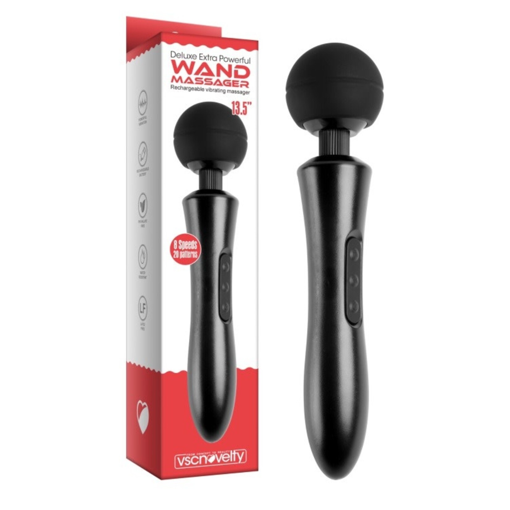 DELUXE EXTRA POWERFUL WAND MASSAGER 13.5"