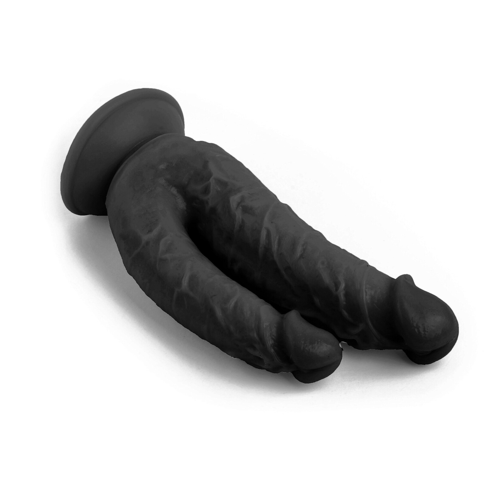 8.3" MR. RUDE - DOUBLE PENETRATOR BLACK
