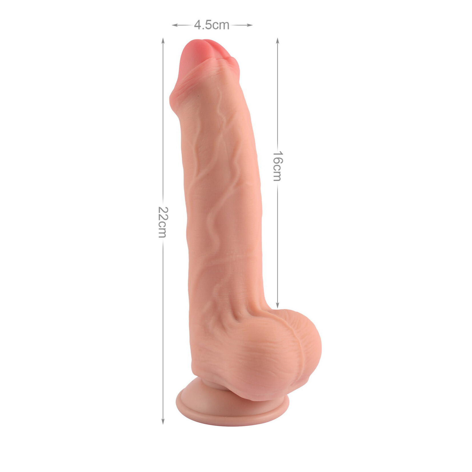 8.70" SLIDING SKIN DUAL LAYER DICK