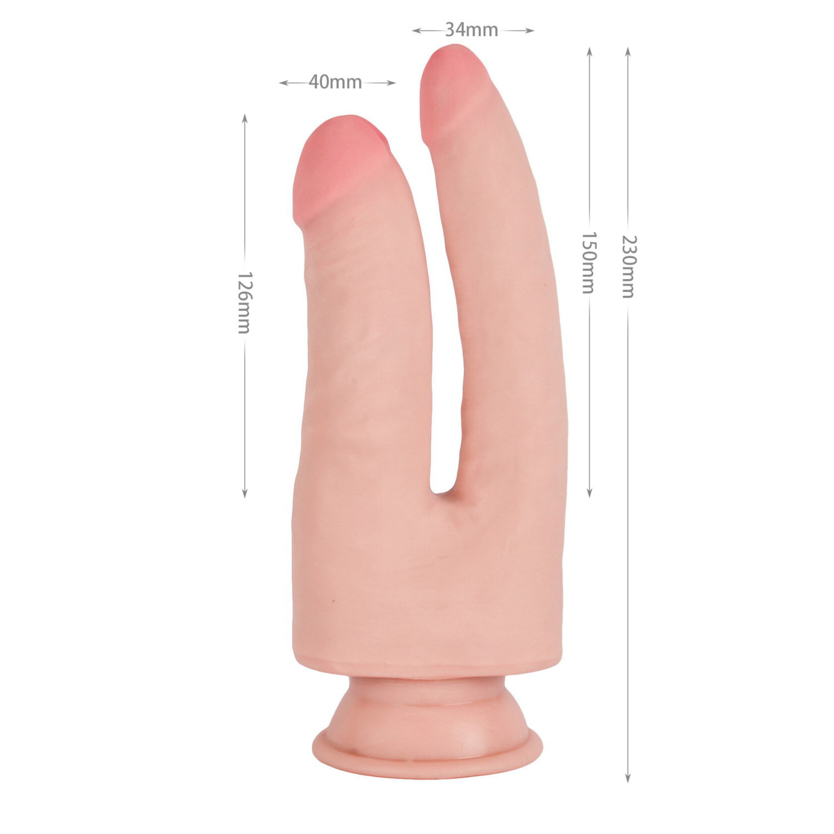 9" KNIGHT COCK 3D TRIPLE DENSITY DOUBLE PENETRATOR