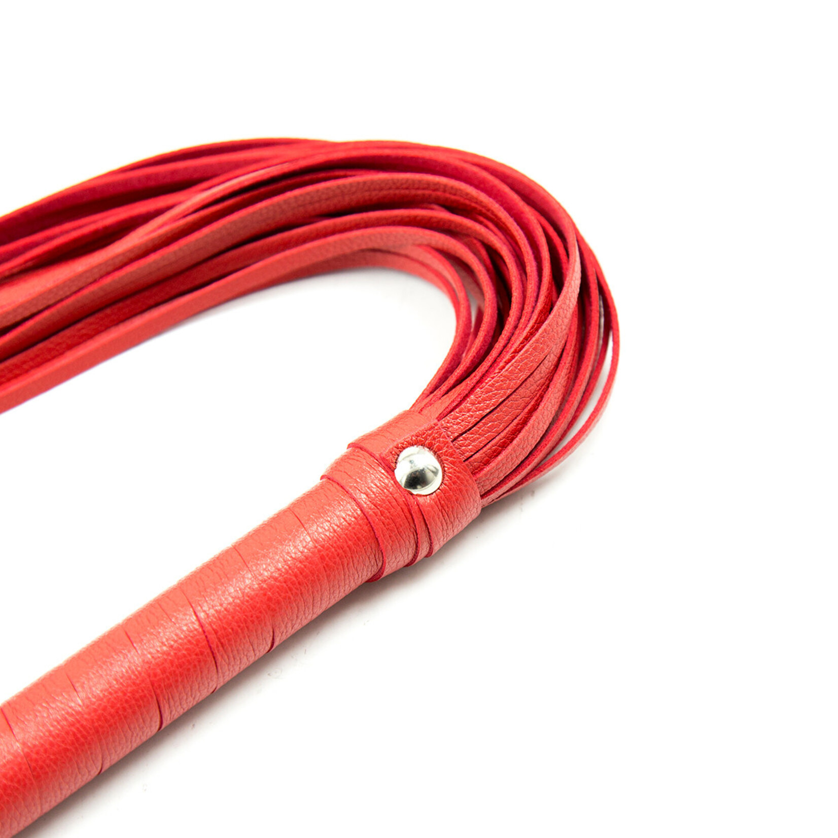 FETISH BOUTIQUE DELUX  EXTRA-LONG FLOGGER RED