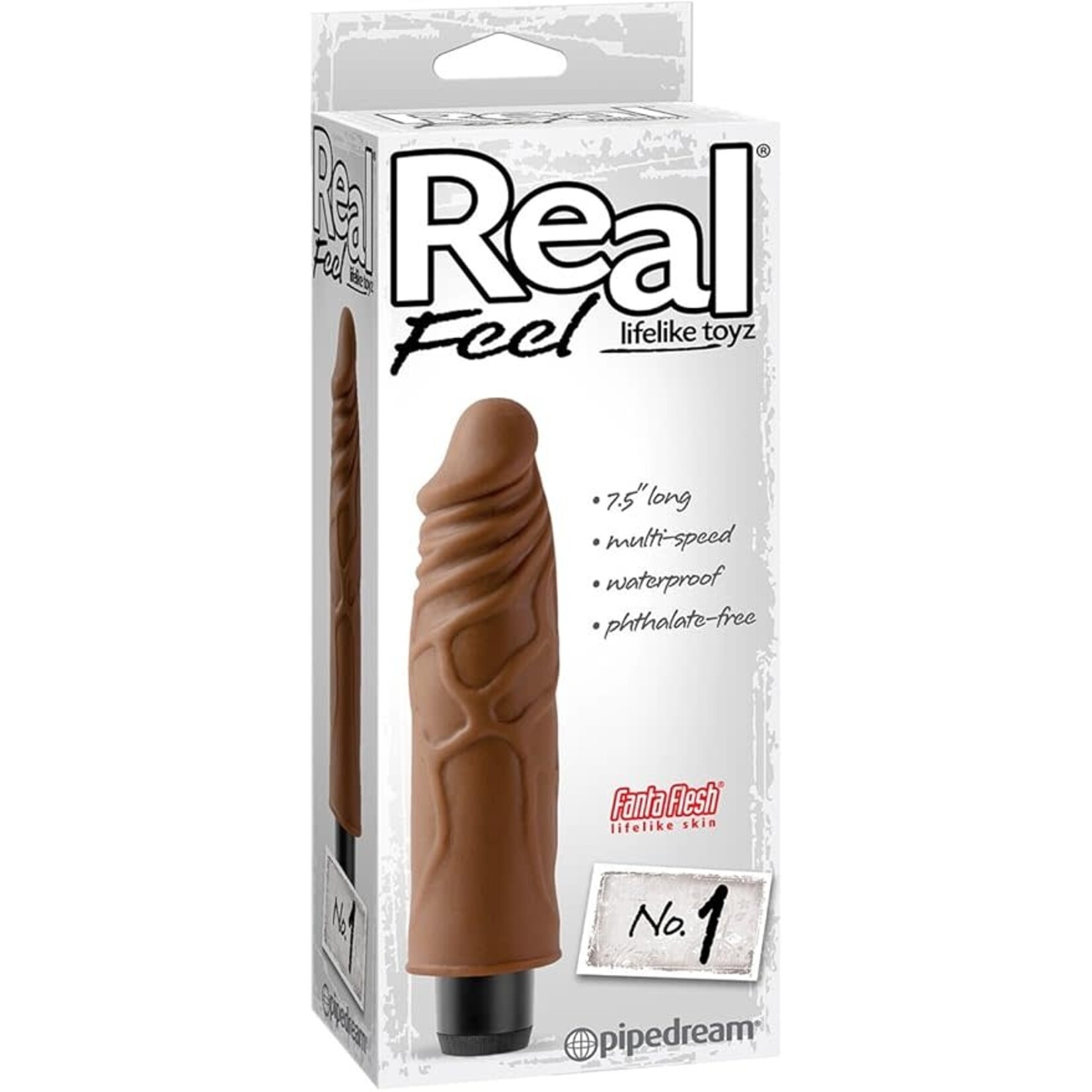 PIPEDREAM REAL FEEL #1 - BROWN